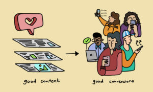 Un UX content strategist debe trabajar con diversas personas del área de marketing.